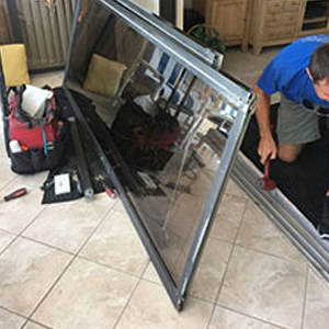 sliding glass door frame repair Coachella